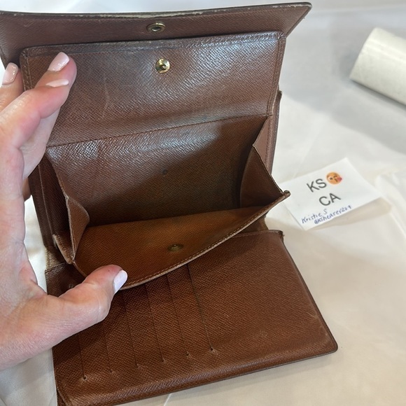 Auth Louis Vuitton Porte Tresor Etui used fair/good condition - Picture 8 of 16